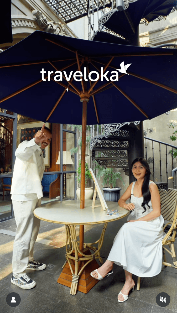 Traveloka Challange with Ariel tatum dan Irfan Ghafur di The Gunawarman
